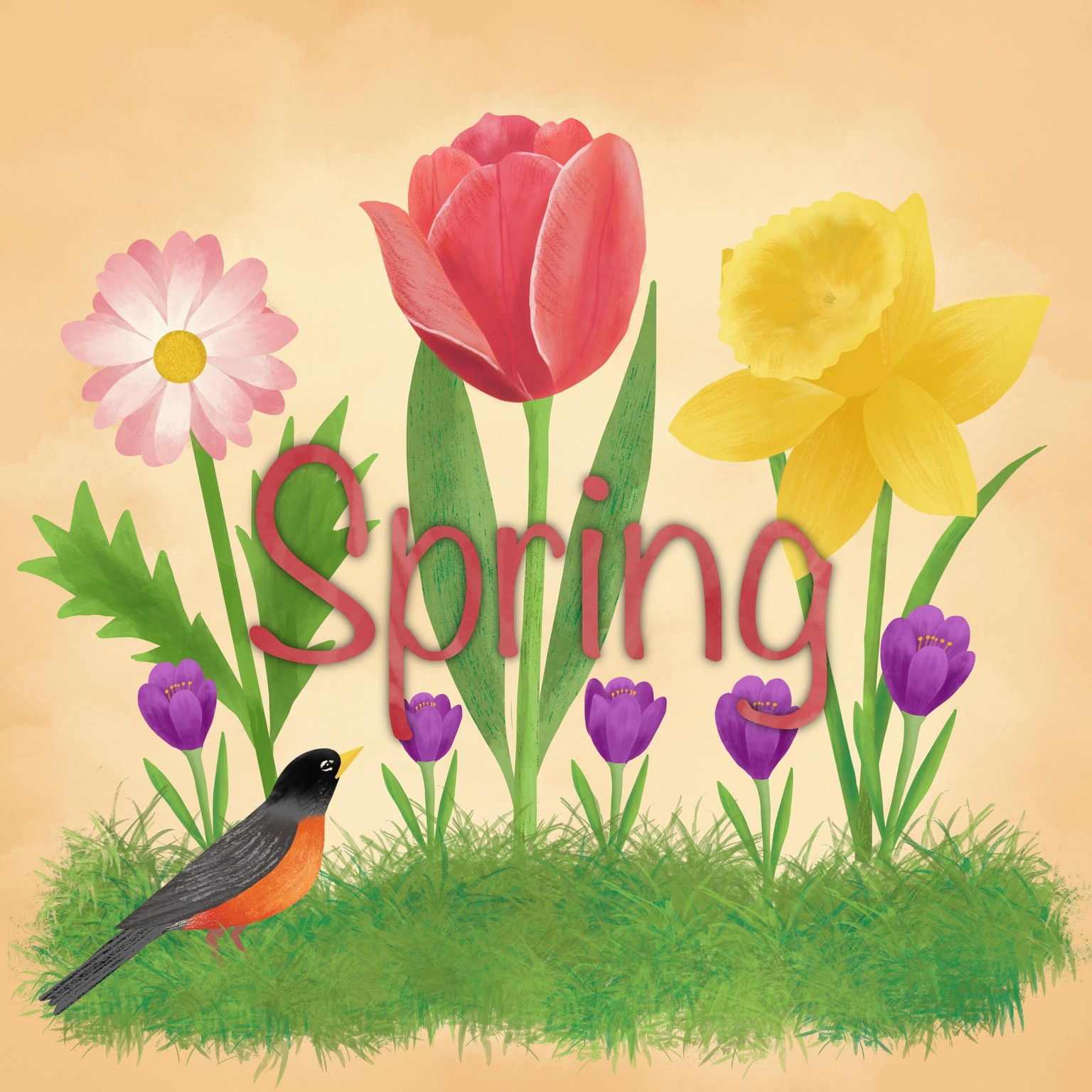 Gill's Project - Spring Illustrations - image 6 - student project