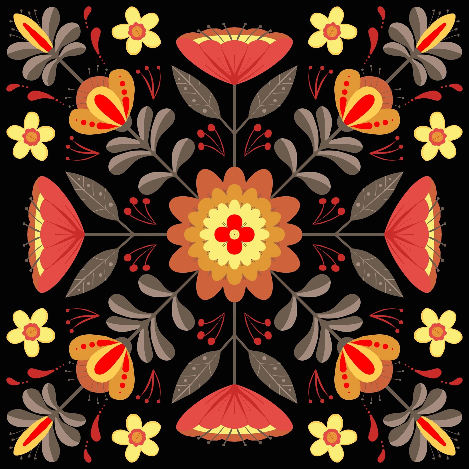 Gills Scandinavian Folk Art - image 1 - student project