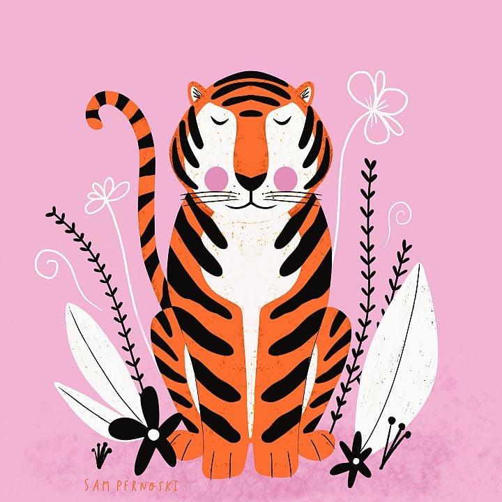 Symmetrical Tiger - image 1 - student project