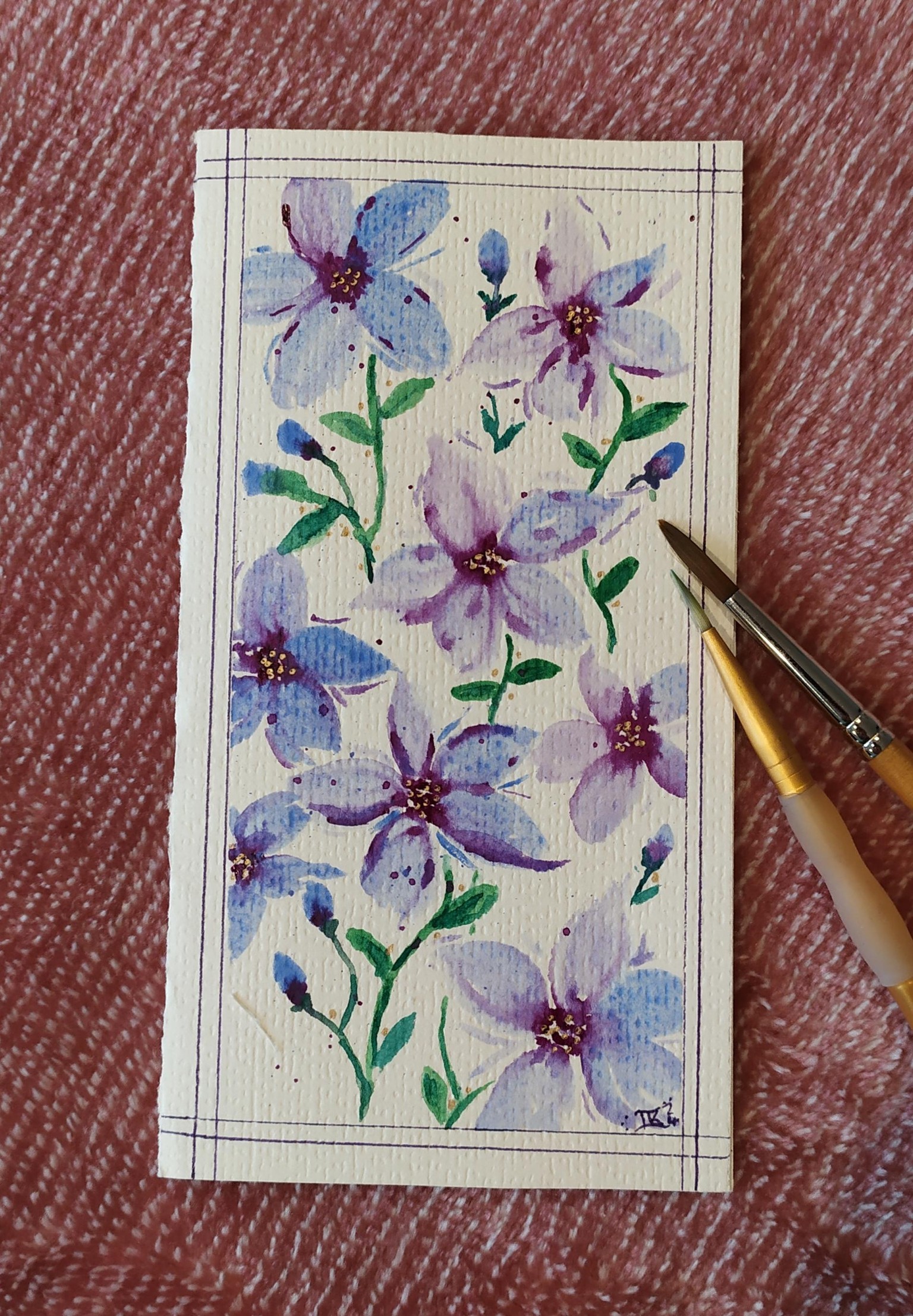 Watercolour florals spacial gift - image 1 - student project
