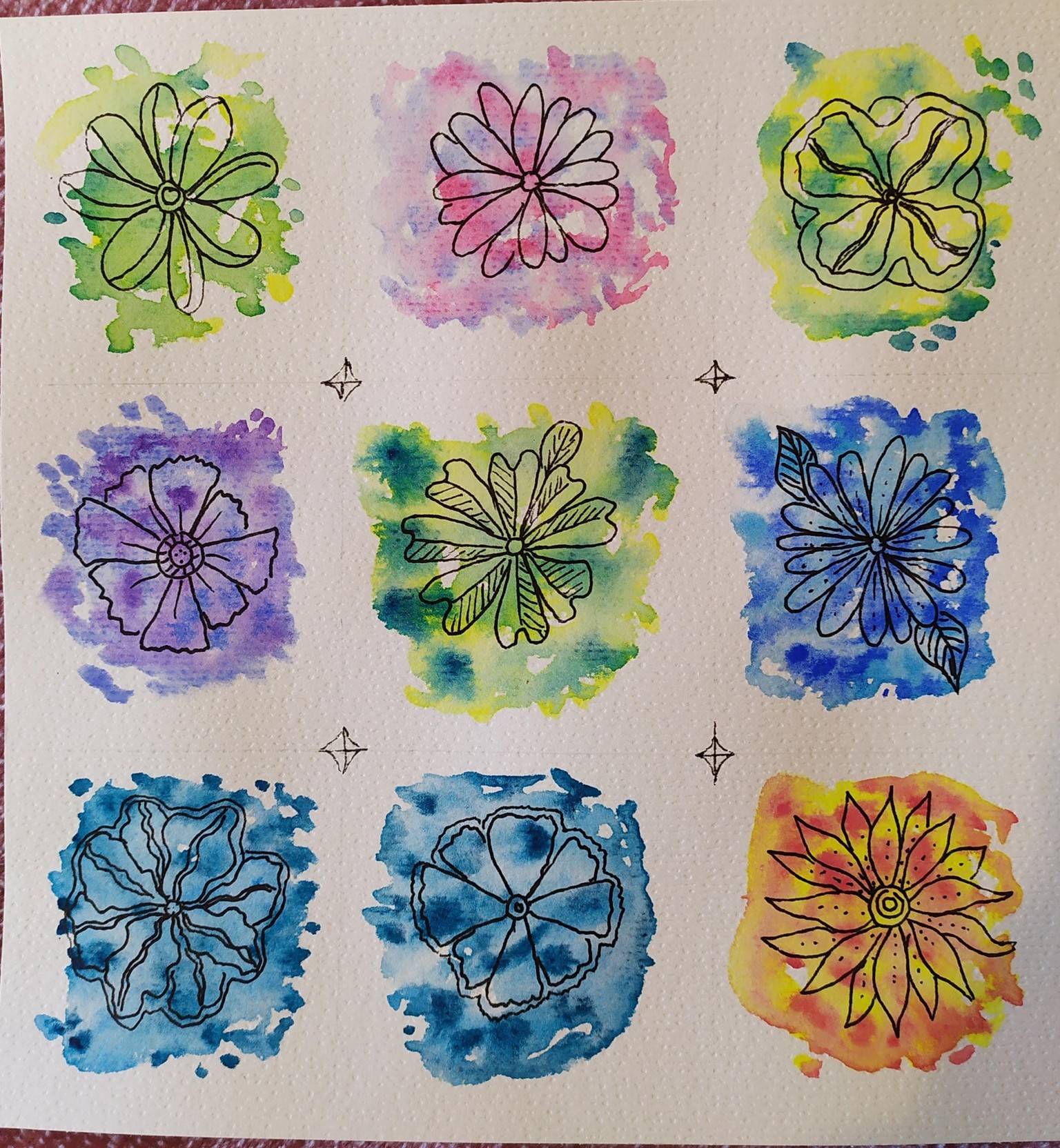 Watercolor index page - image 1 - student project