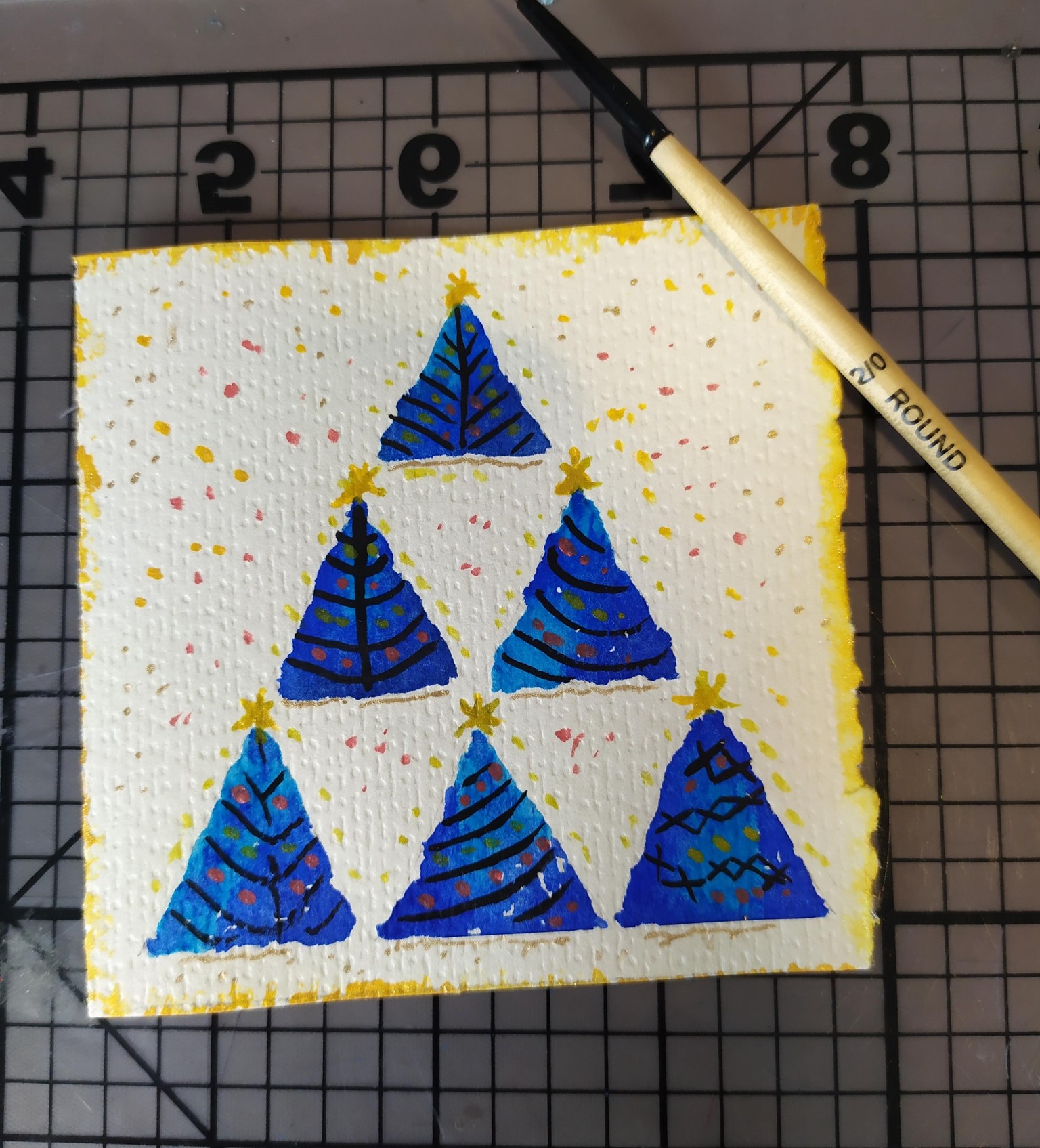 Christmas greeting cards - image 1 - student project