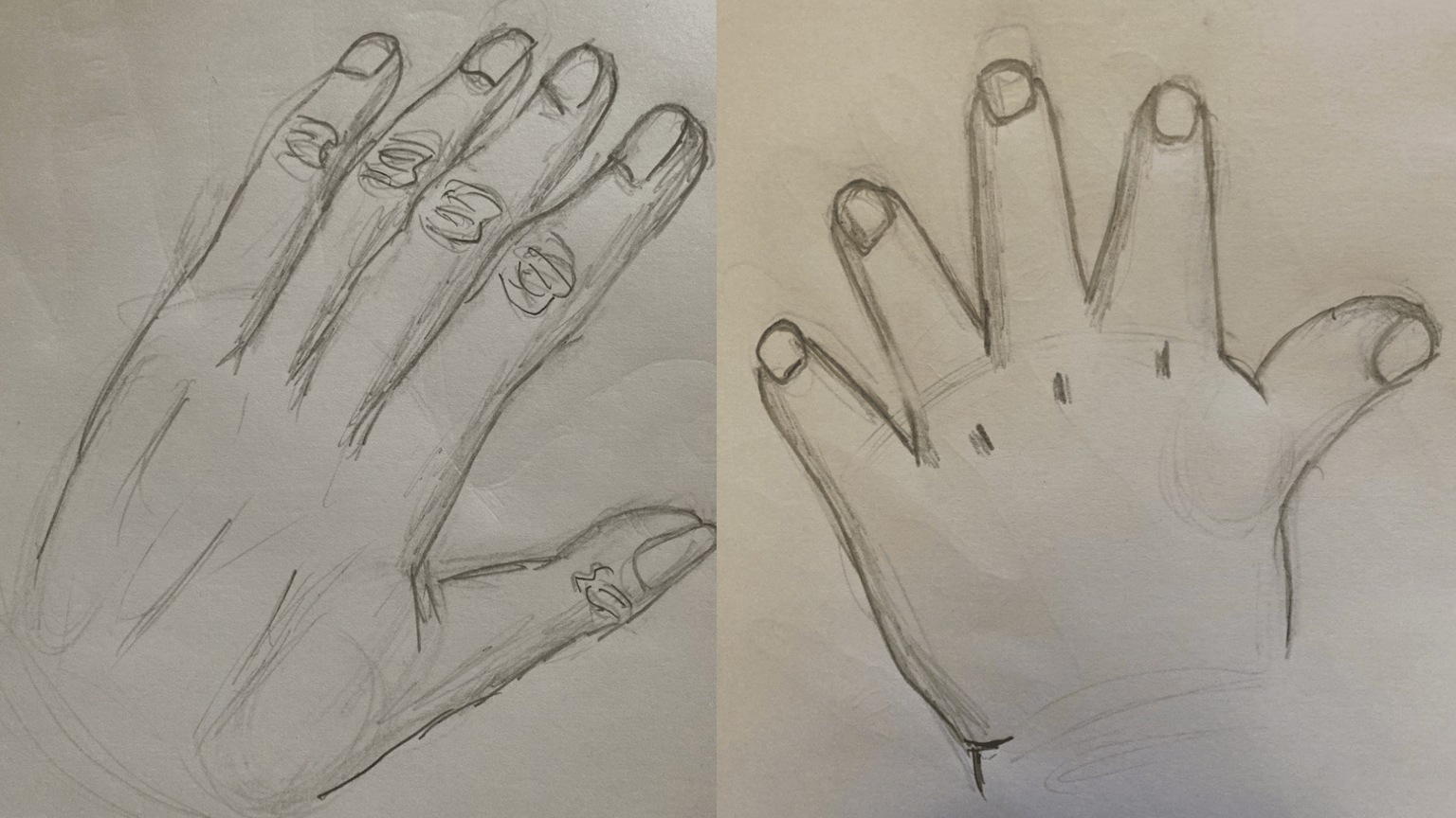 Hands drawing - image 4 - student project