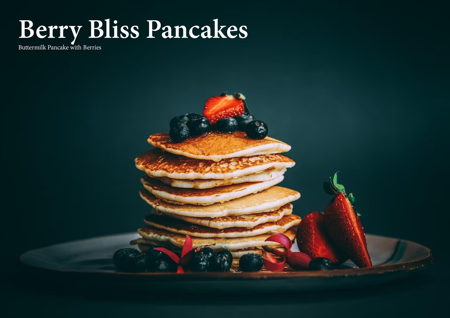 Berry Bliss Pancakes - image 1 - student project