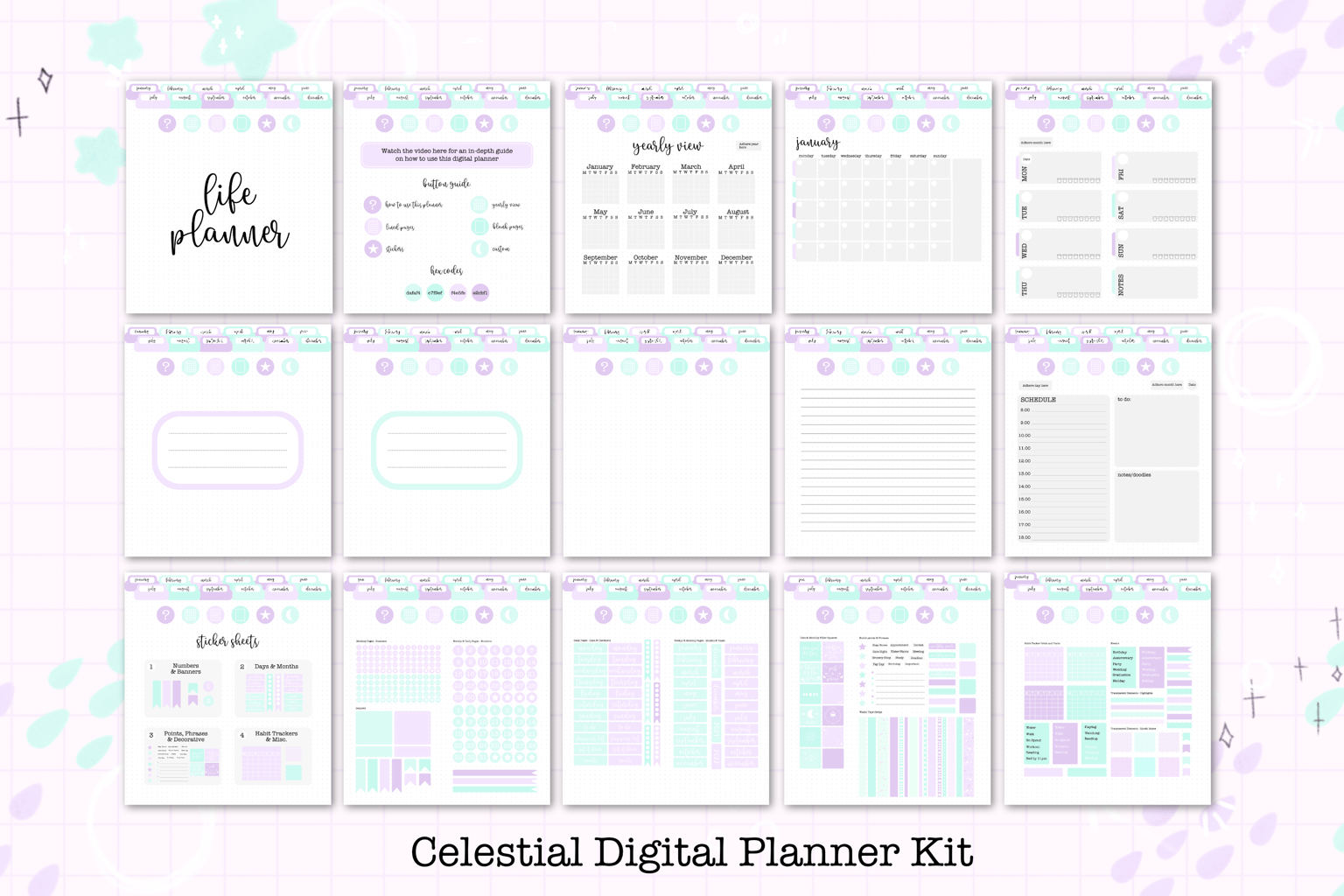 Katie Cosmo Digital Planner - image 2 - student project