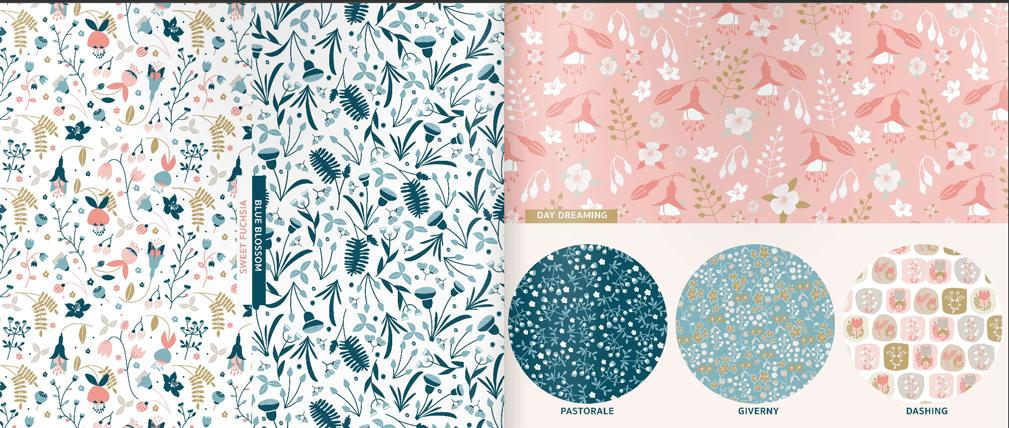Surface Pattern Design Portfolio by COTTONFLOWER Studio - image 3 - student project