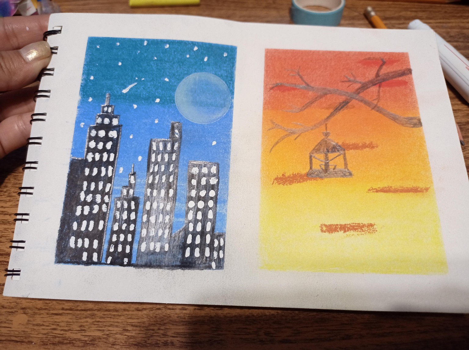 oil pastel!! - image 1 - student project