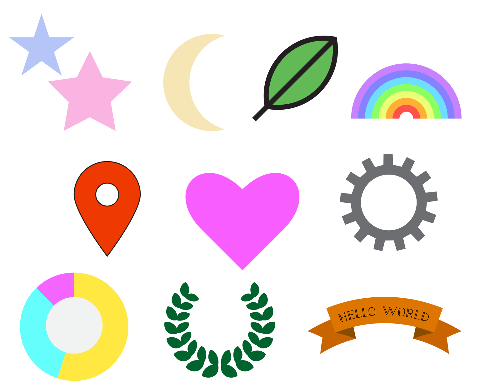 Fun Little Illustrator Icons - image 1 - student project
