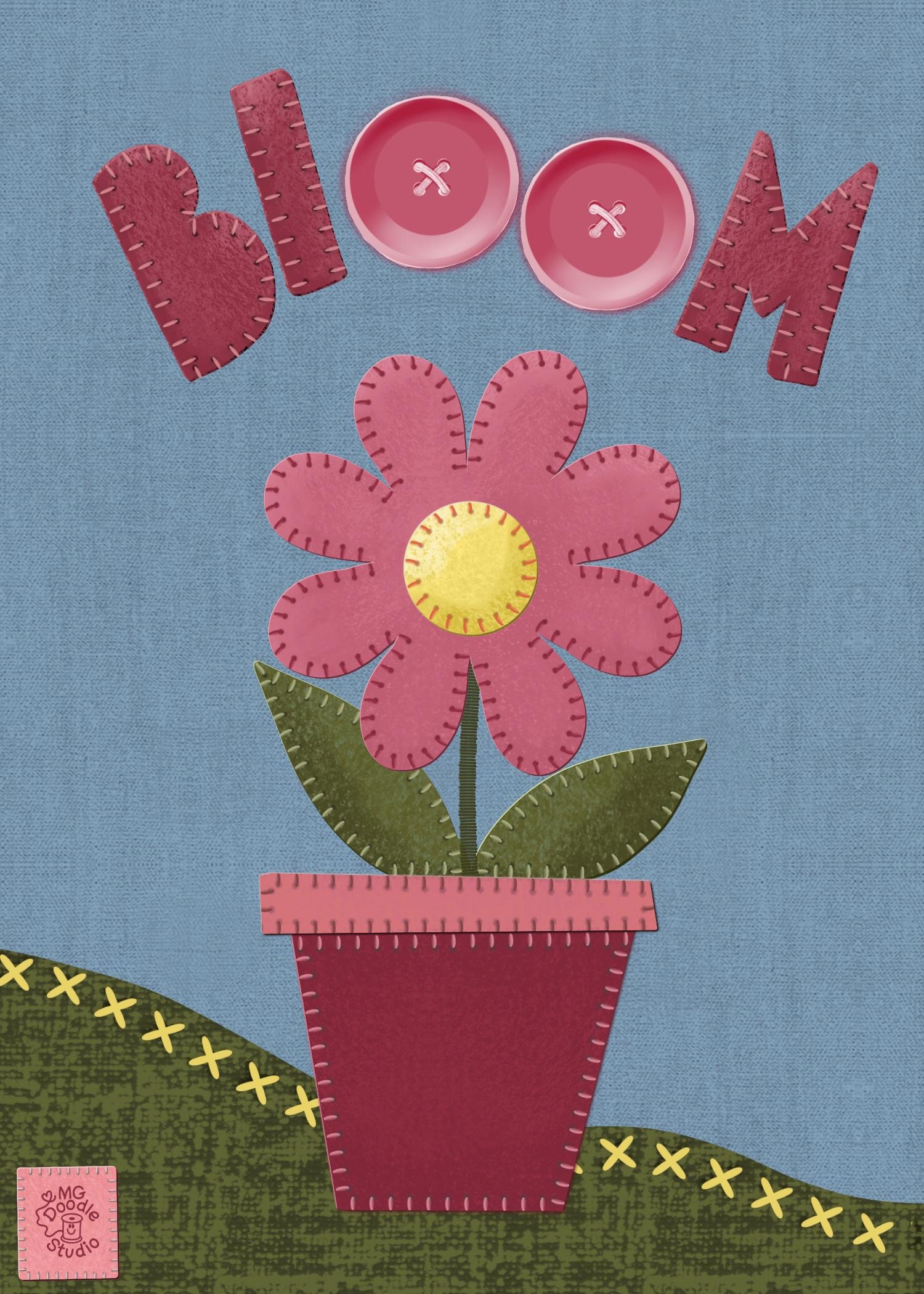 Bloom - Stitches & Felt - image 2 - student project