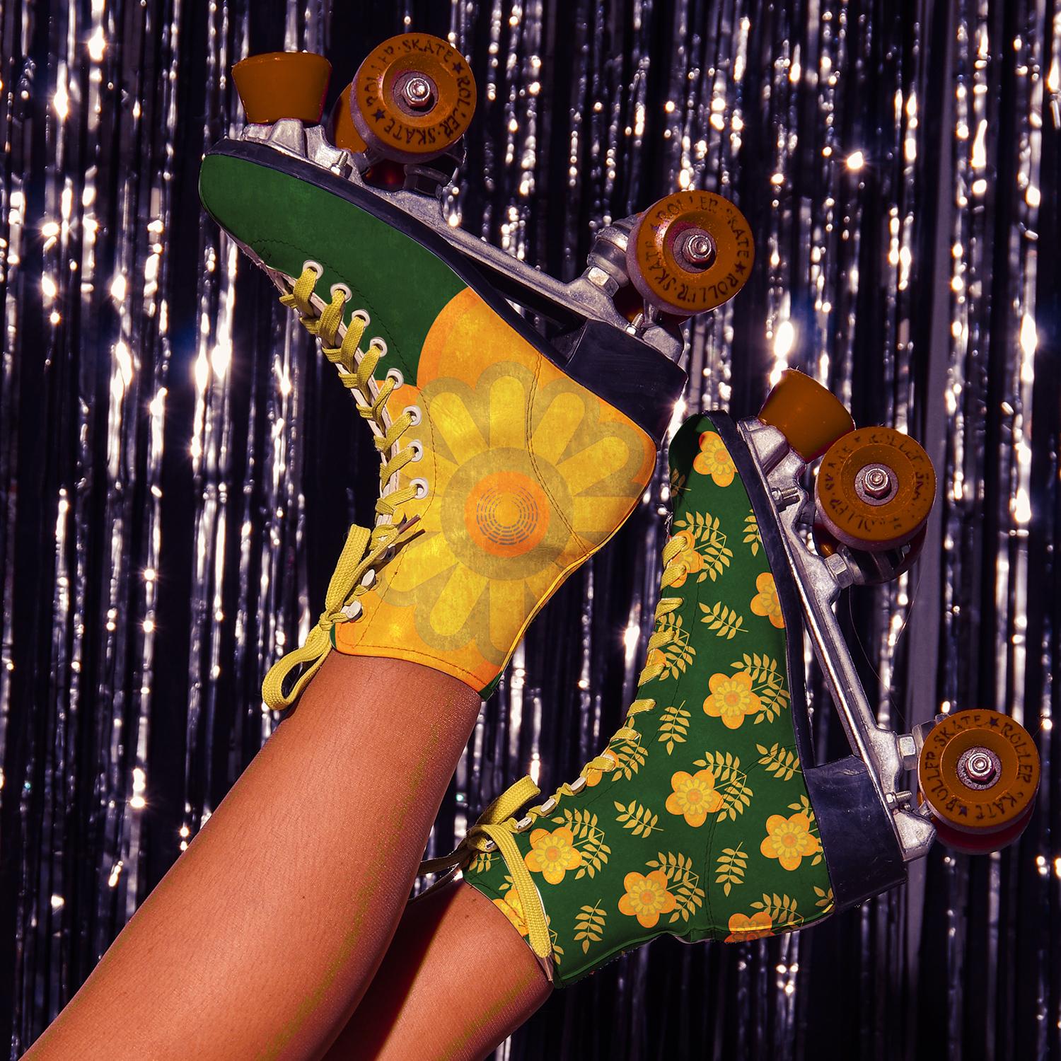 Retro Flowers Pattern - image 2 - student project