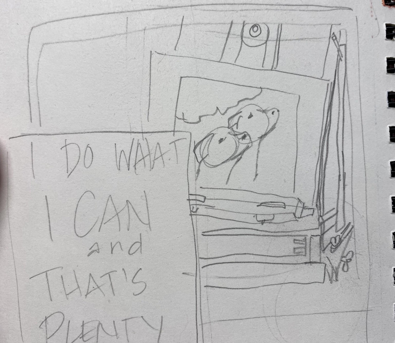 I will illustrate my messy painting area - image 6 - student project