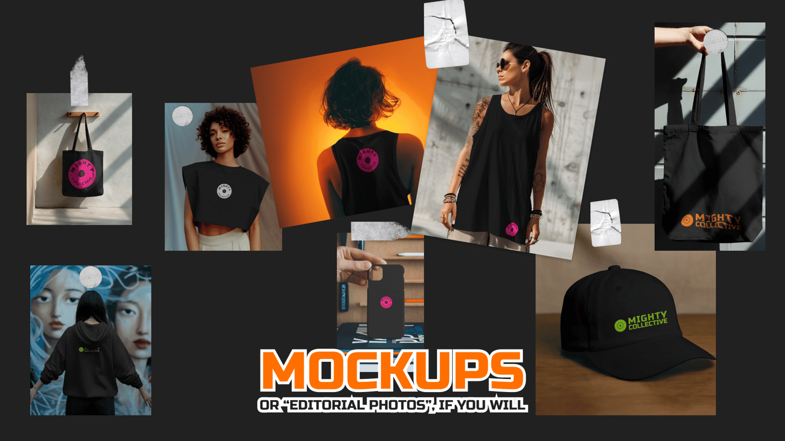 Mighty Collective Brand Identity - image 8 - student project