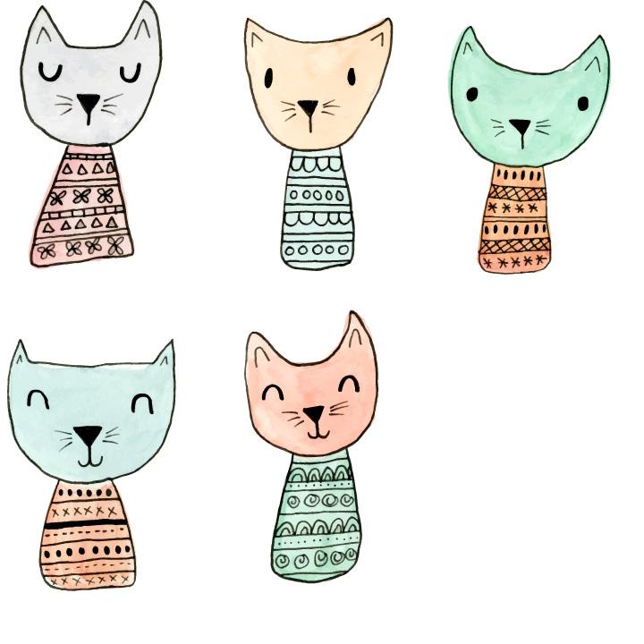 Kokeshi Kitties - image 3 - student project