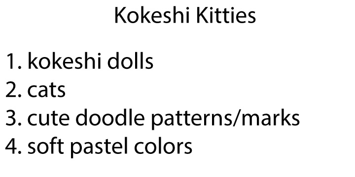 Kokeshi Kitties - image 1 - student project