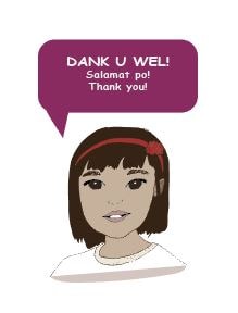 Doodle thank-you card for my kid's playschool teacher - image 1 - student project