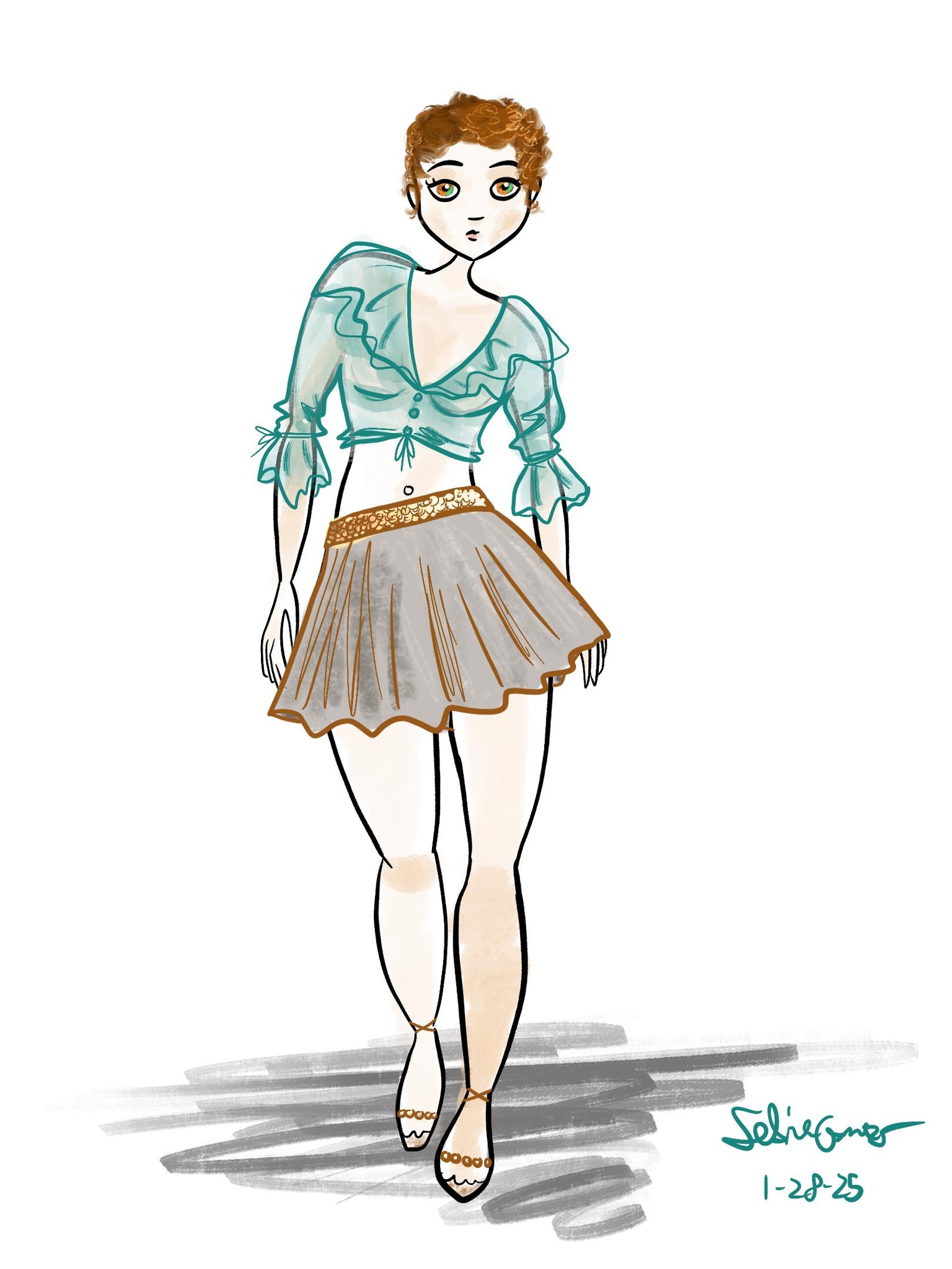 Fashion Sketch - image 2 - student project