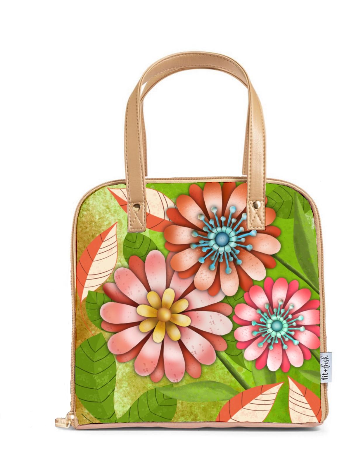 Floral handbag - image 2 - student project