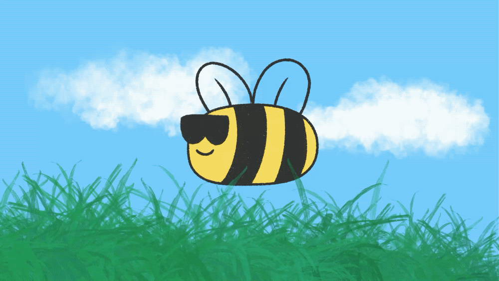 Flying Bee Animation - image 1 - student project
