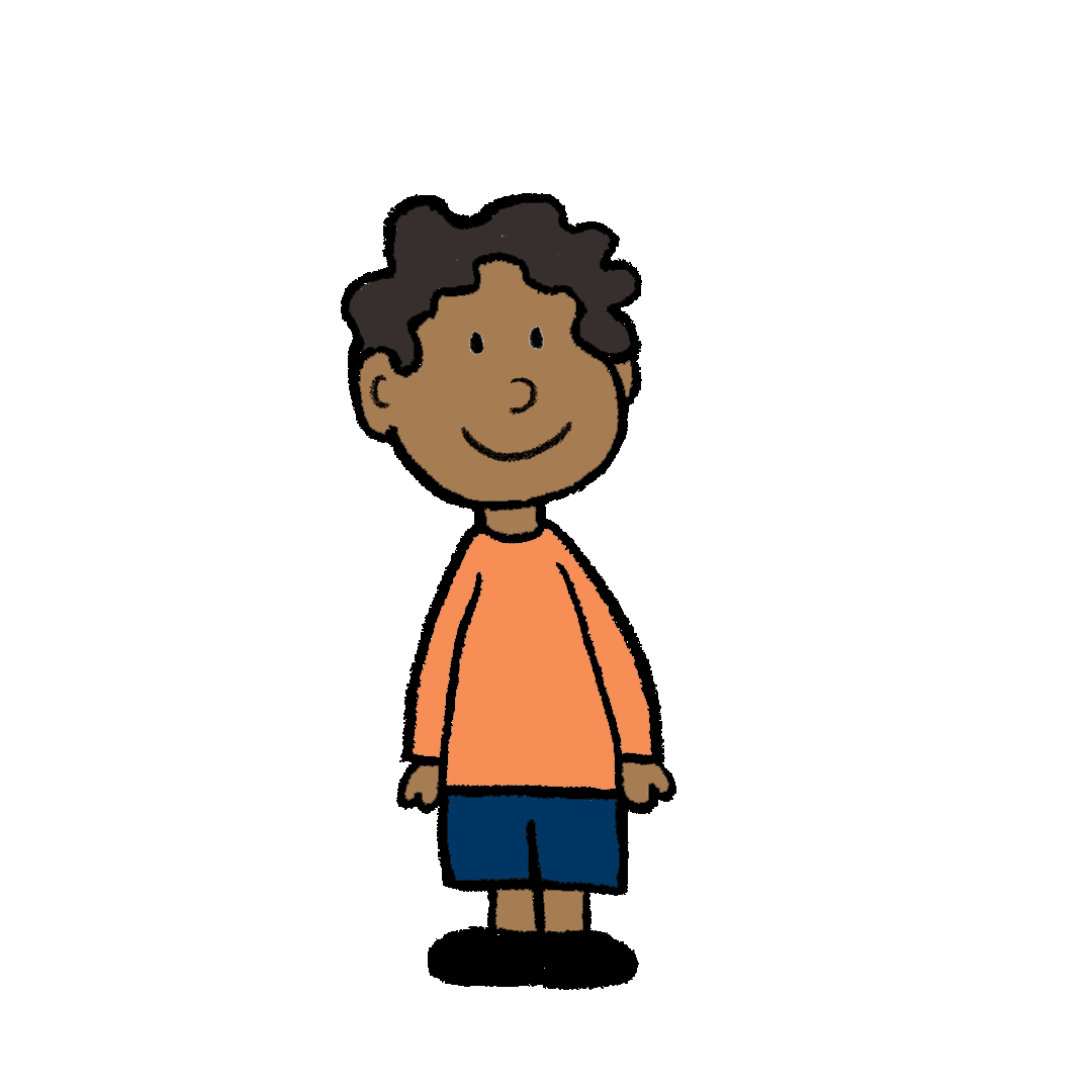 Happy Character Waving - image 3 - student project
