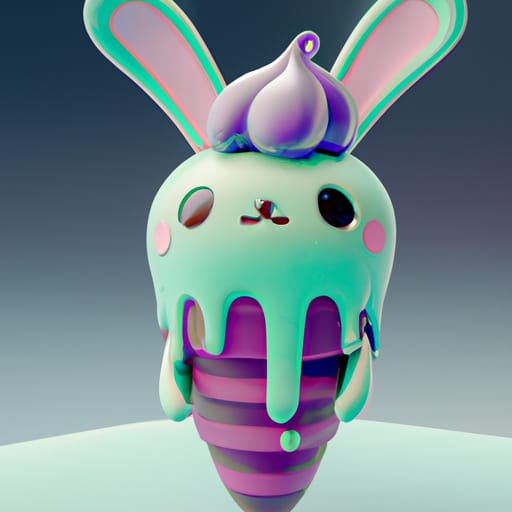 3D Kawaii Bunny - image 2 - student project