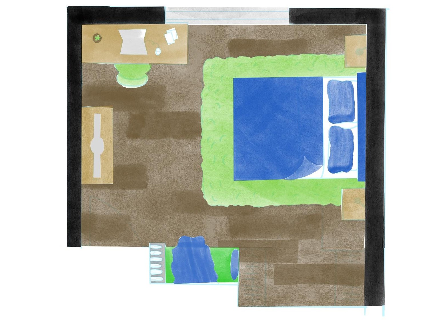 Floor Plan Illustration - image 2 - student project
