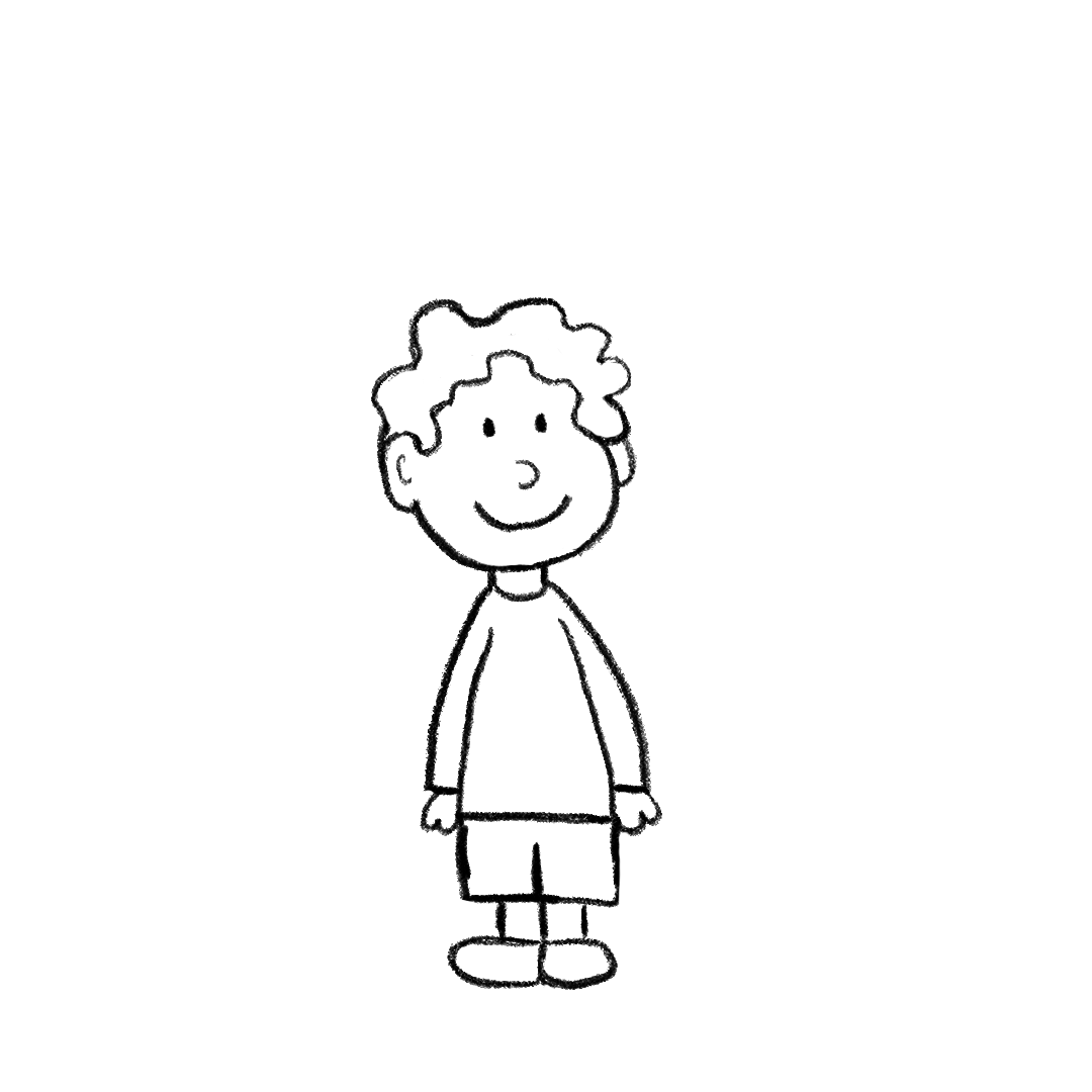 Happy Character Waving - image 2 - student project
