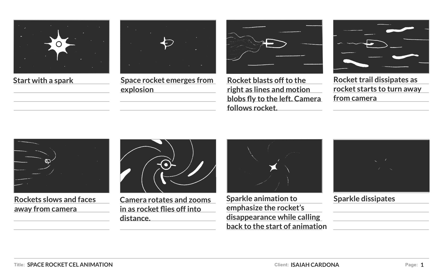 Space Rocket Cel Animation - image 1 - student project