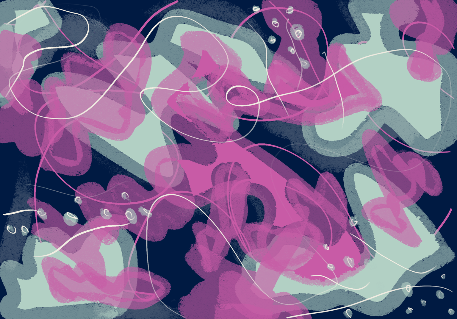 Abstract & Organic iPad Doodling - image 3 - student project