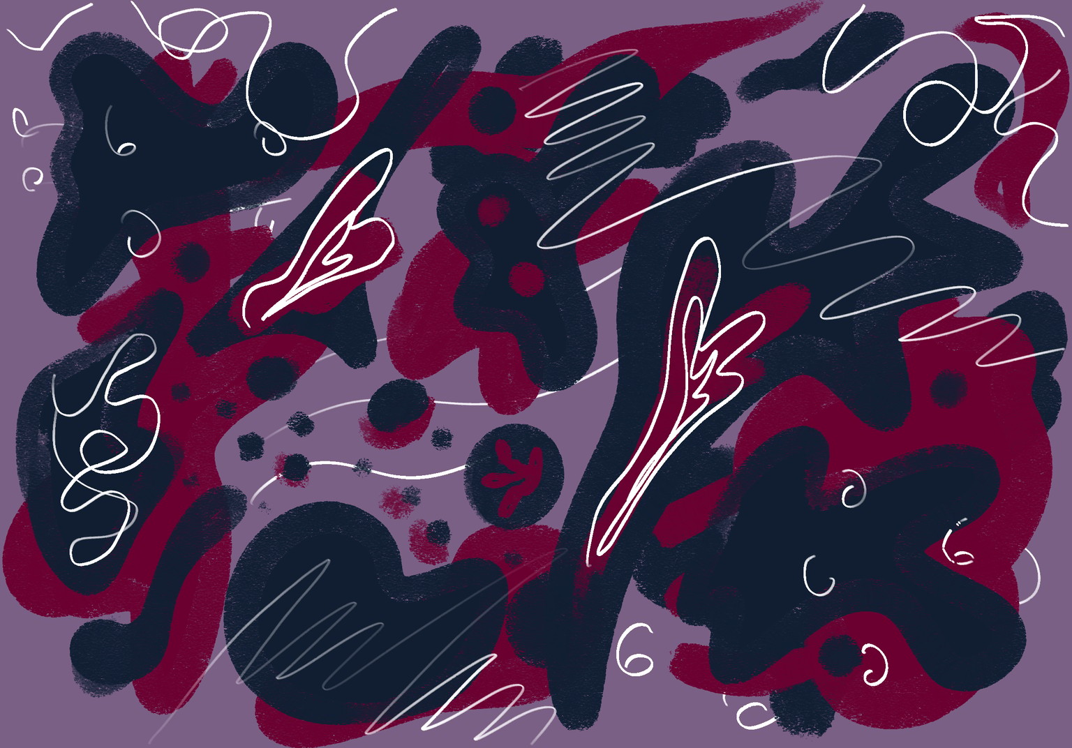 Abstract & Organic iPad Doodling - image 1 - student project