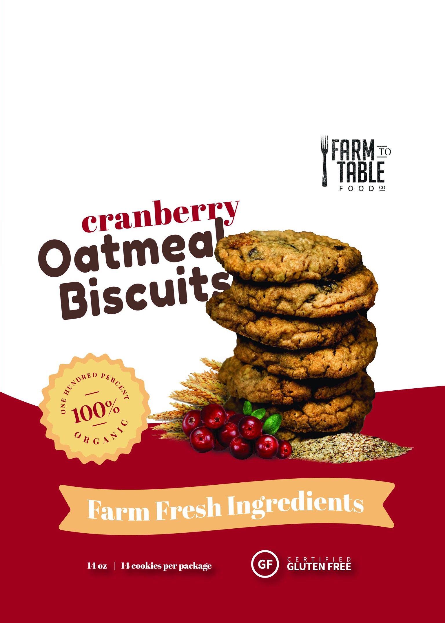 Cranberry Oatmeal Biscuits - image 1 - student project