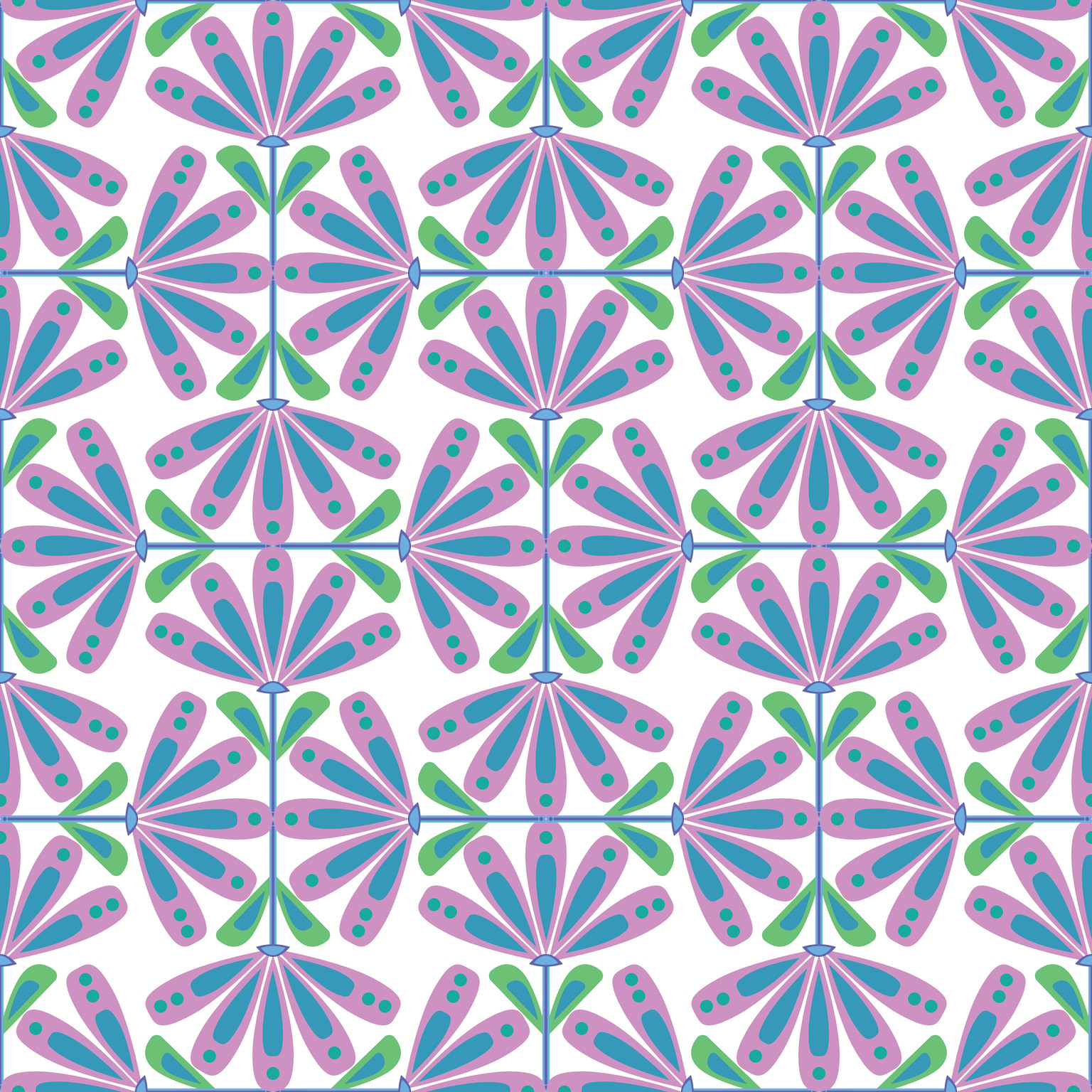 Retro Floral - image 4 - student project