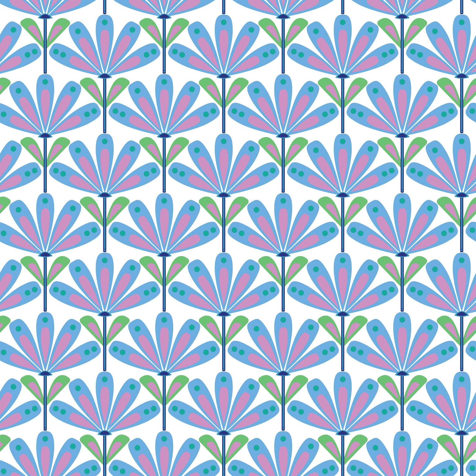 Retro Floral - image 5 - student project