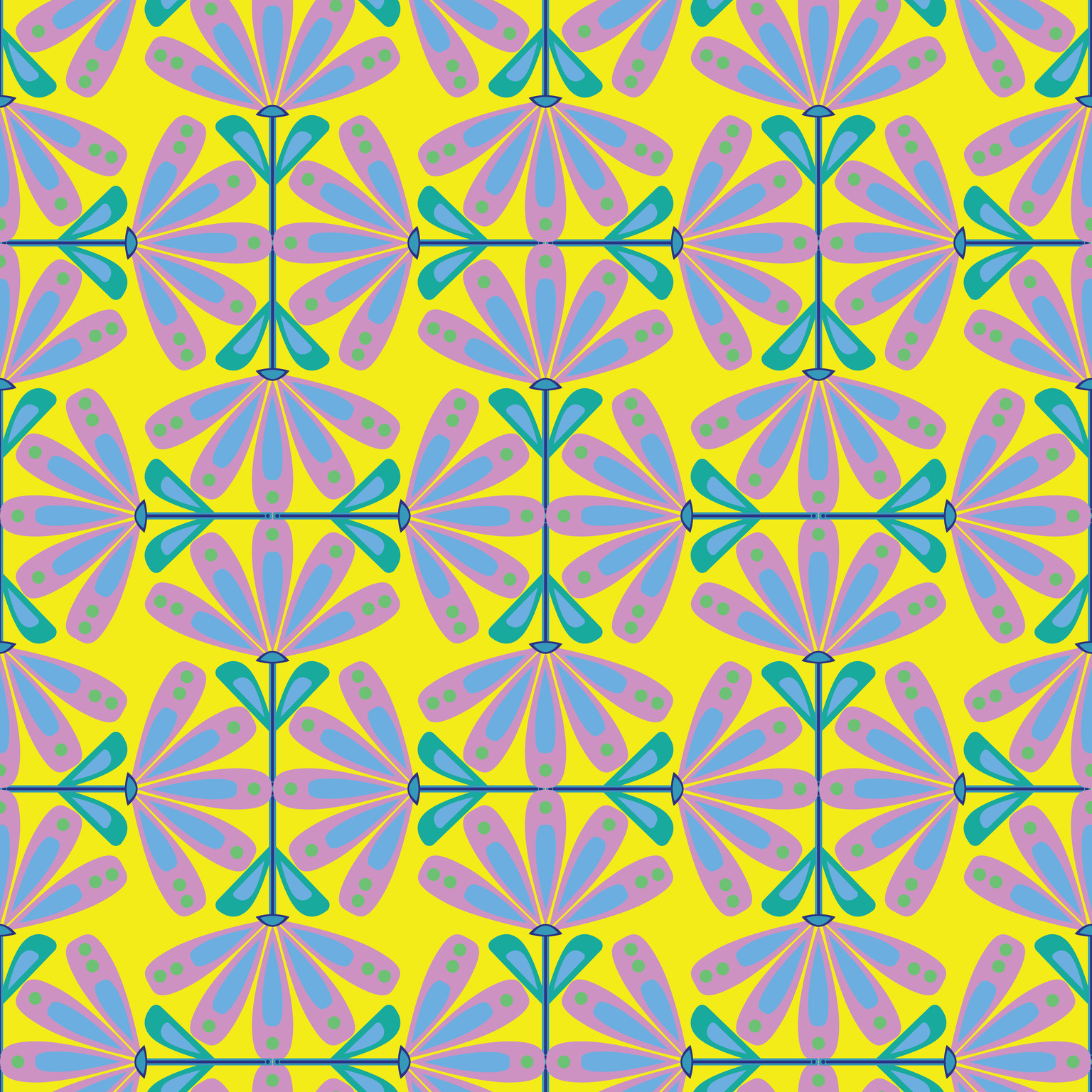 Retro Floral - image 2 - student project