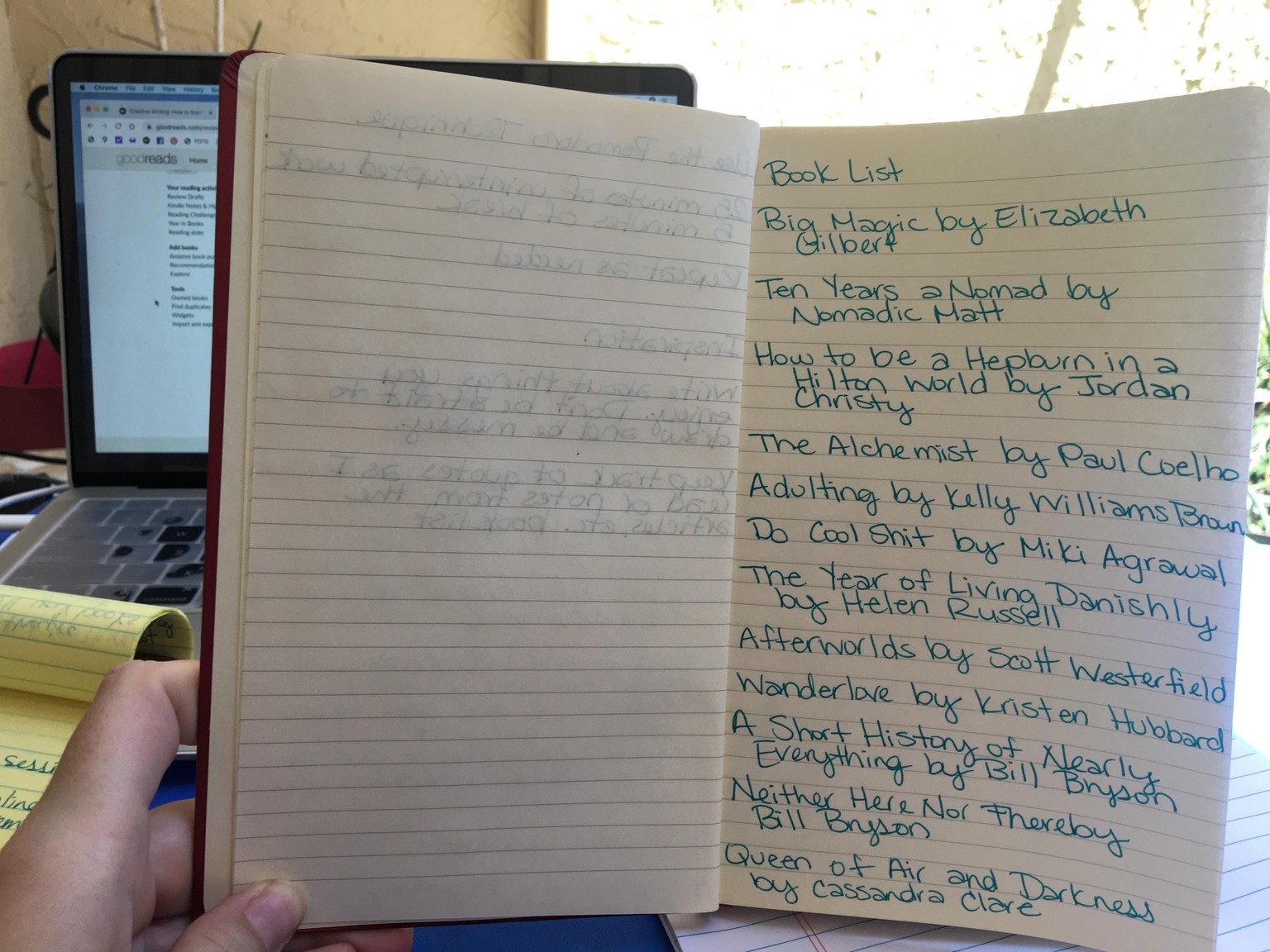 I'm going to actually use this Writer's Notebook. - image 2 - student project