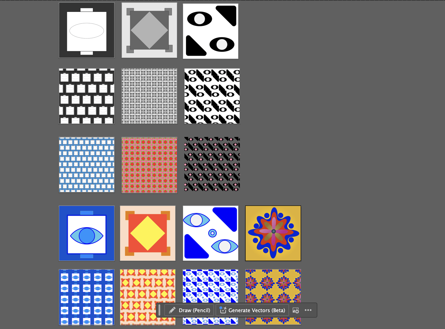 Geometric Patterns in Adobe Illustrator - image 1 - student project