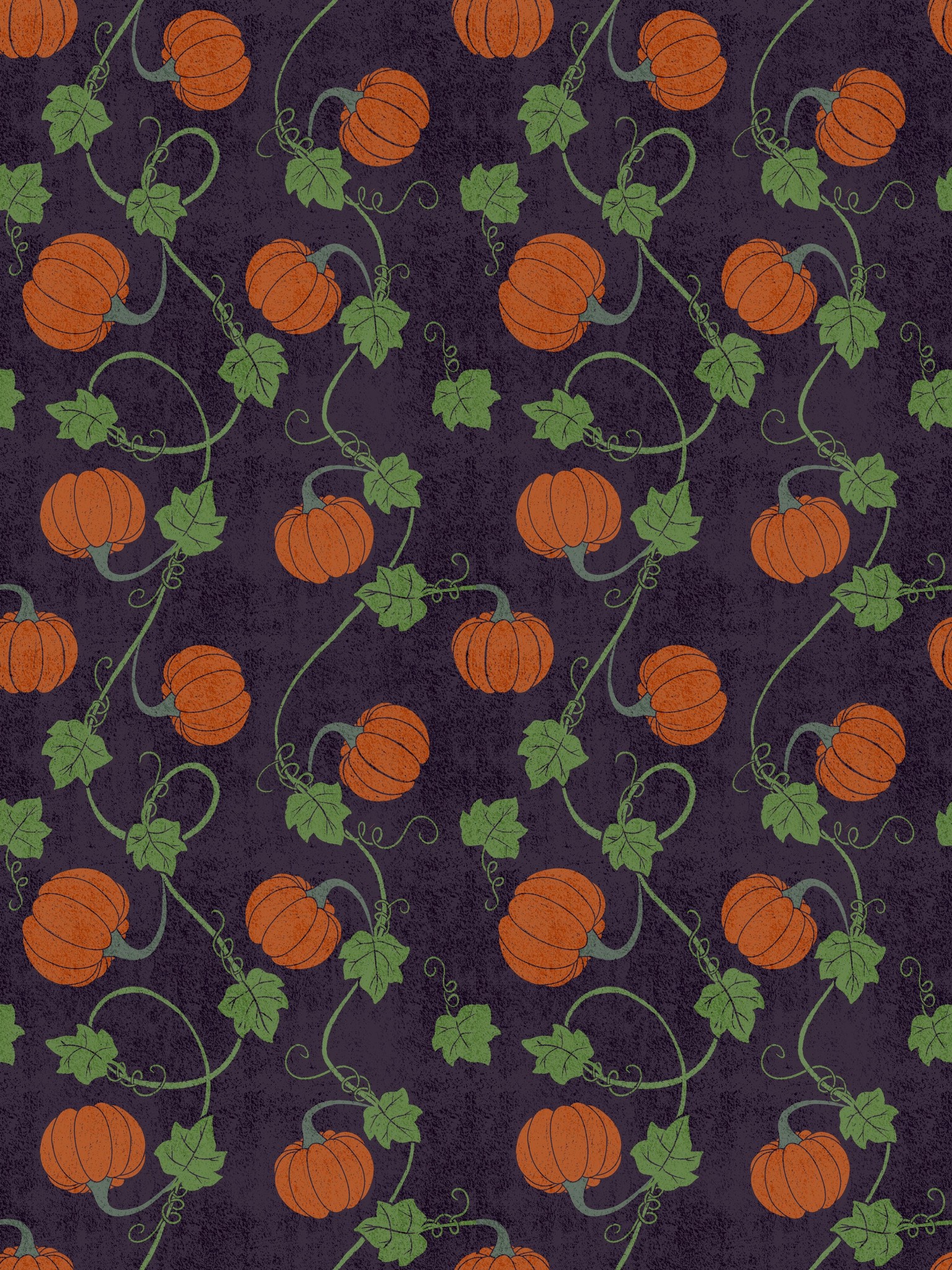 Seamless Pumpkin Pattern - image 2 - student project