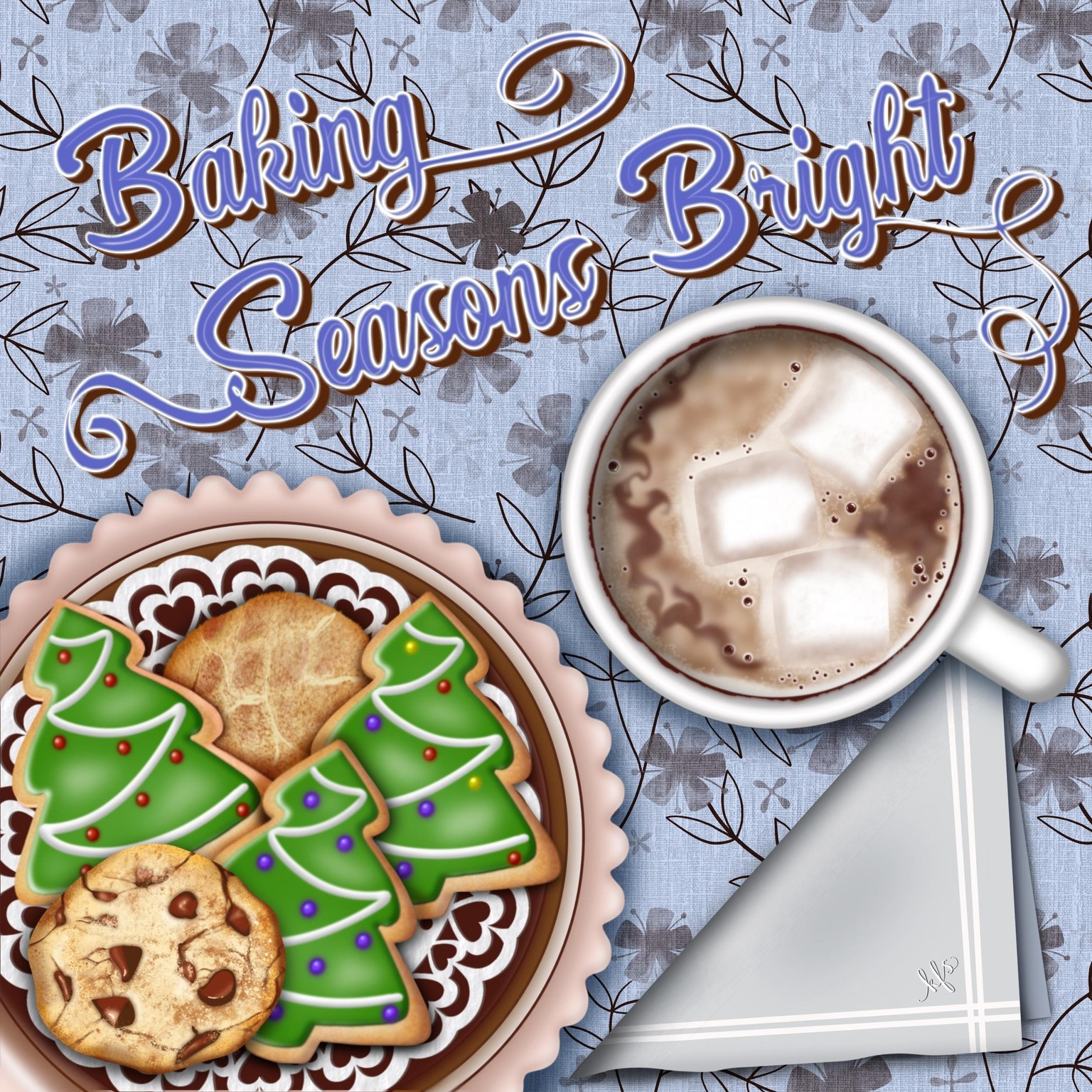 Cocoa & Cookies Flatlay - image 1 - student project