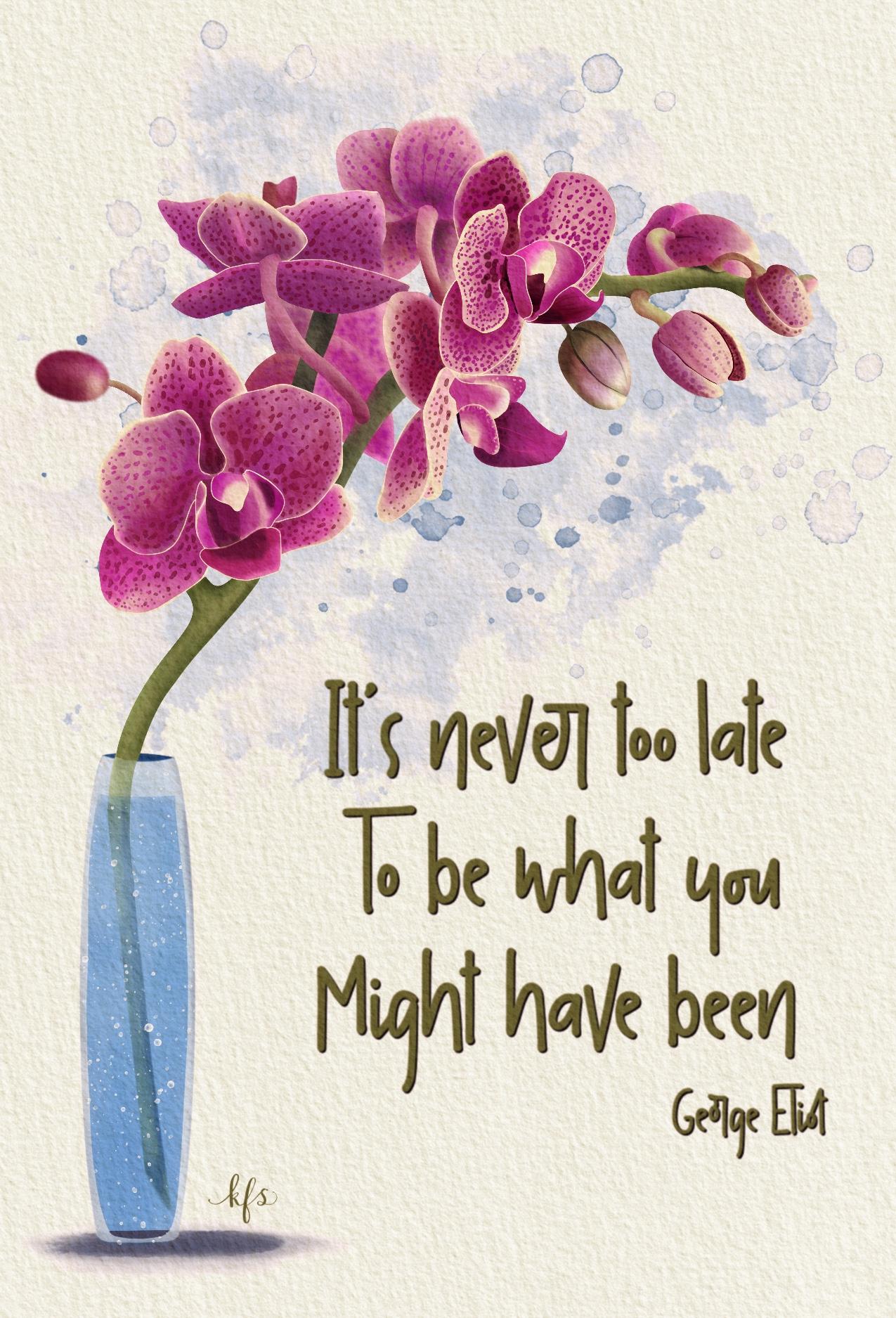 Watercolor Orchids - image 1 - student project
