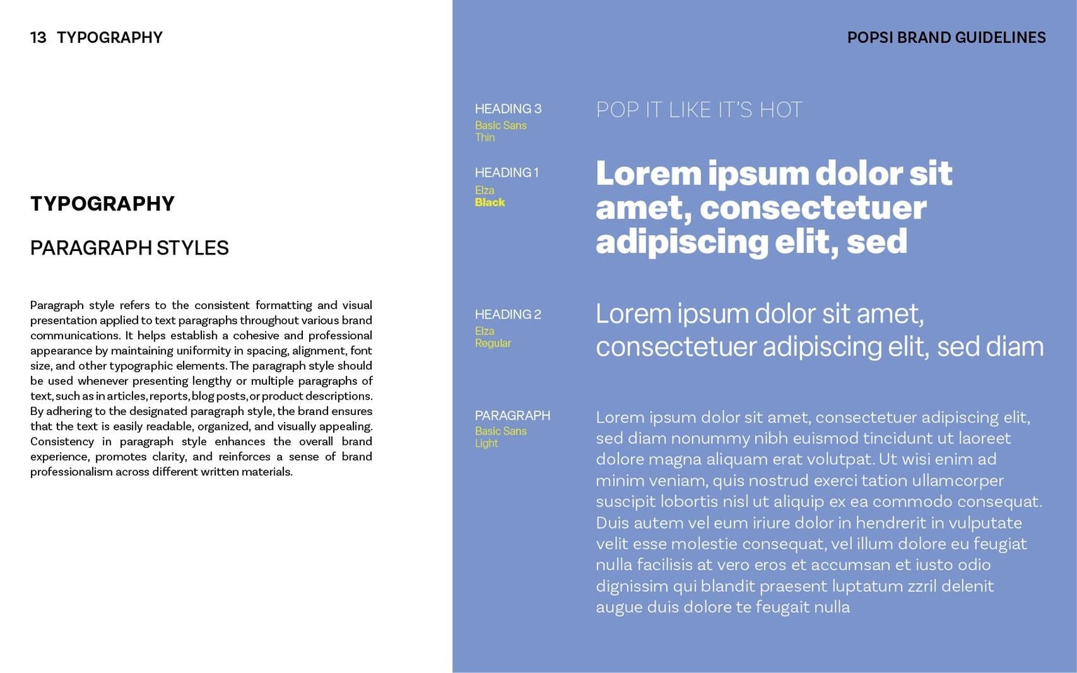 Popsi - Brand Guidelines - image 13 - student project