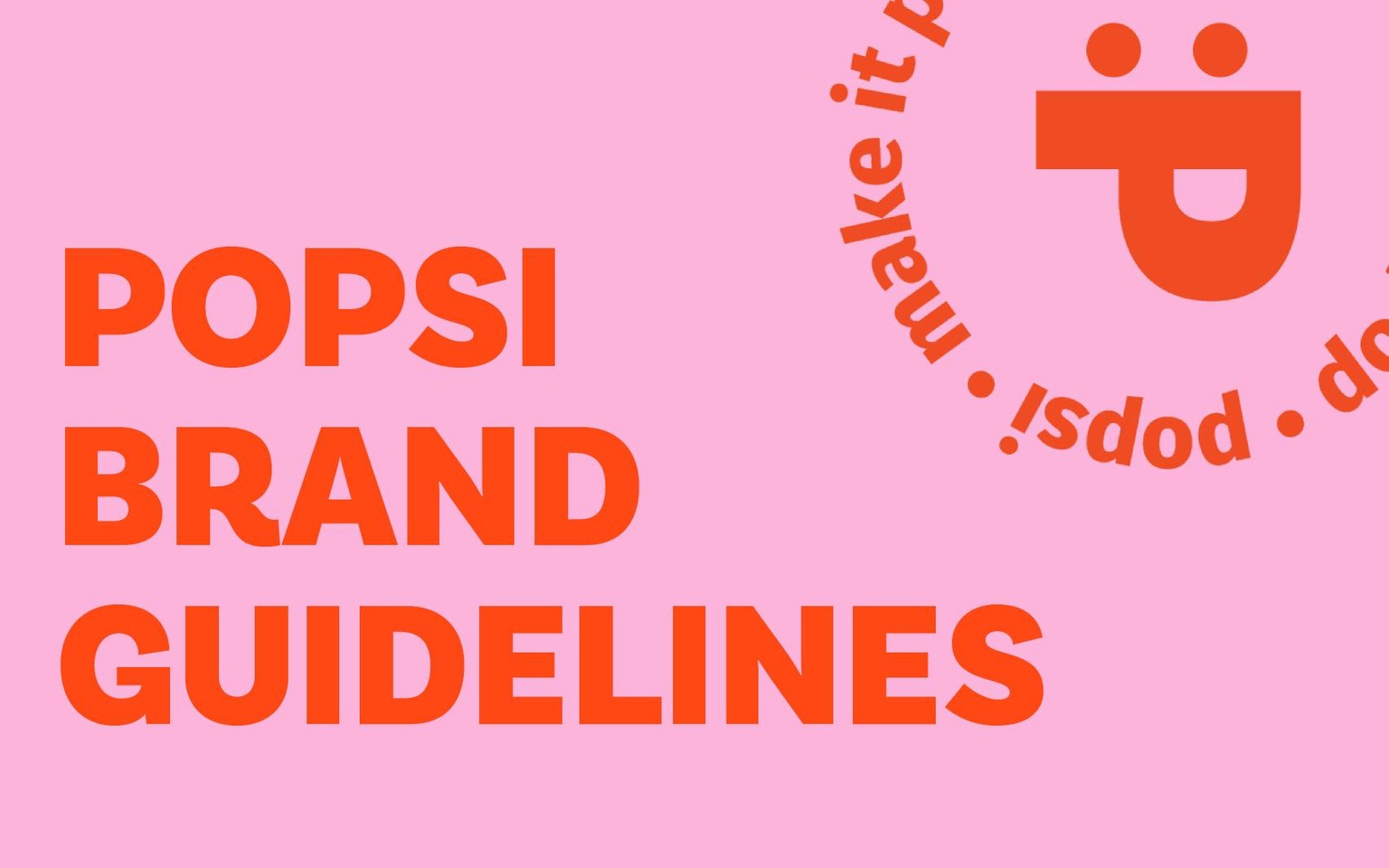 Popsi - Brand Guidelines - image 1 - student project
