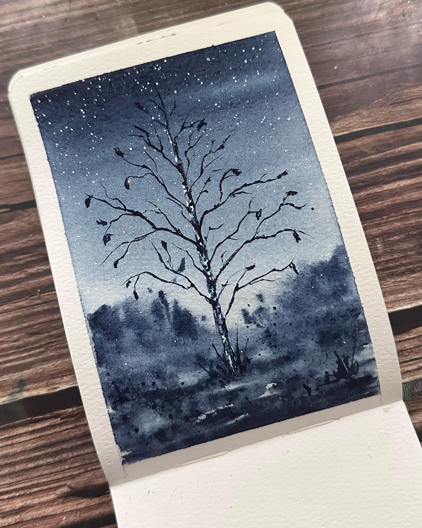 Lone winter tree - image 1 - student project