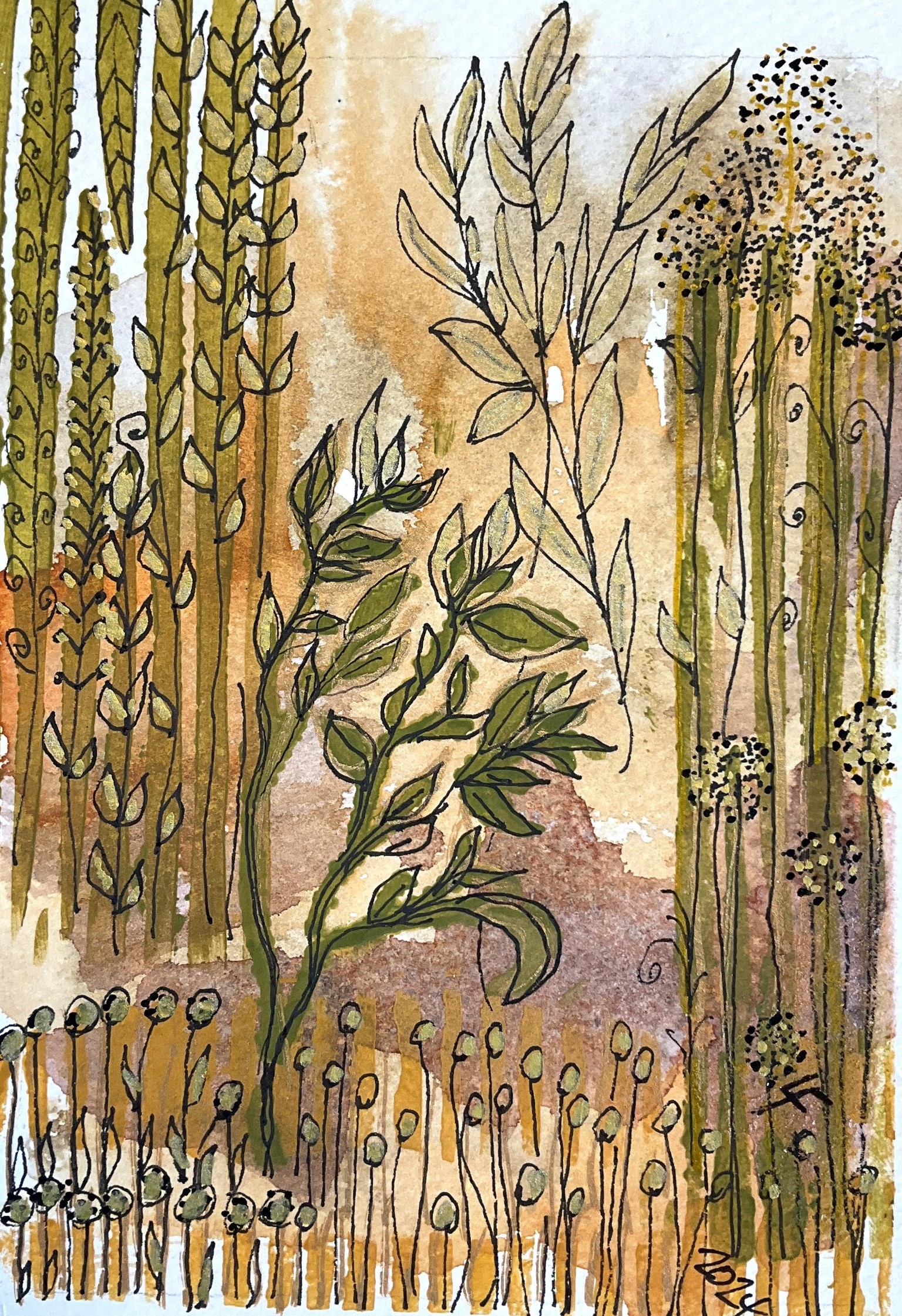 Mixed Media Fall Landscapes - image 1 - student project