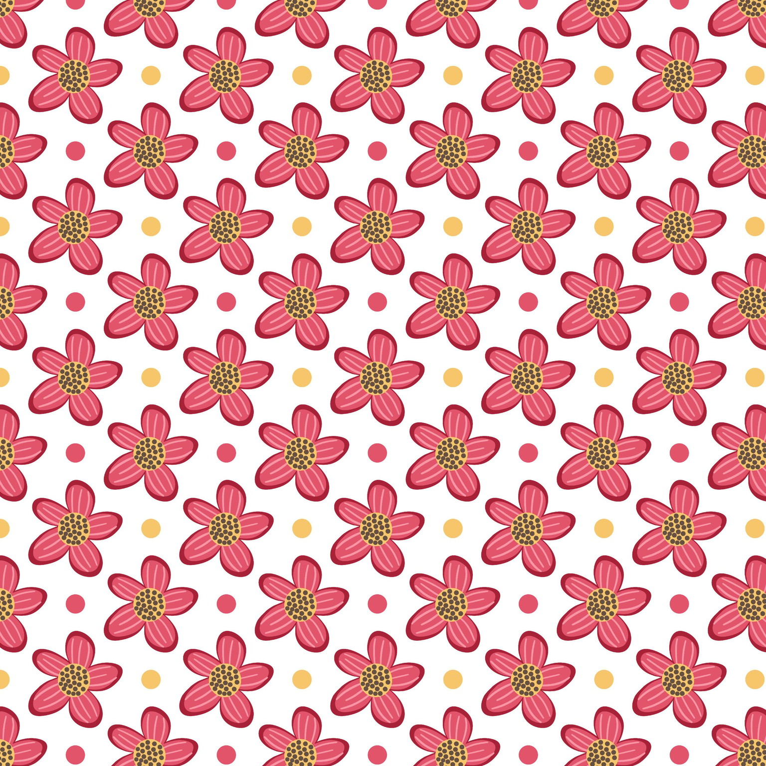 Multi color layered pattern brushes (Procreate) - image 1 - student project