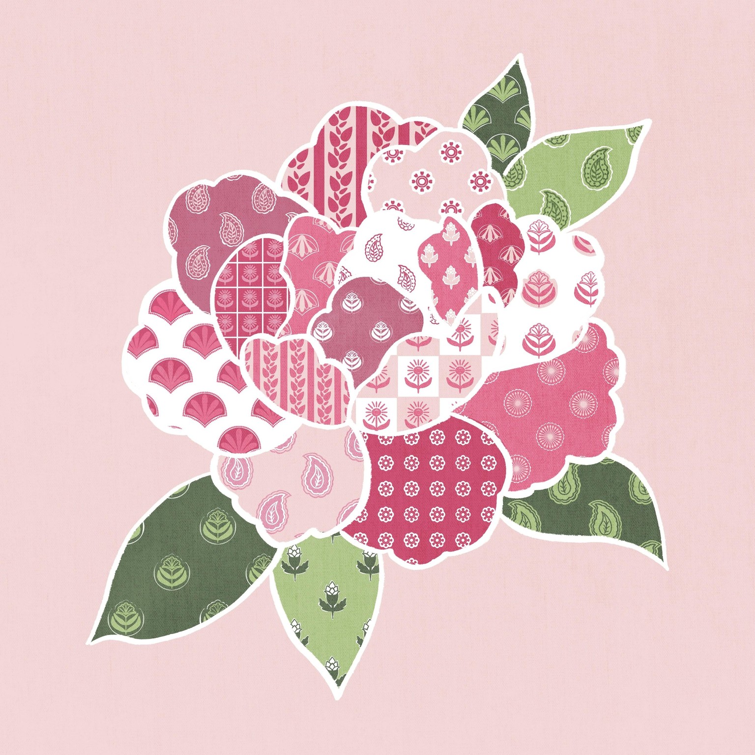 Block Print Brushes in Procreate - image 1 - student project