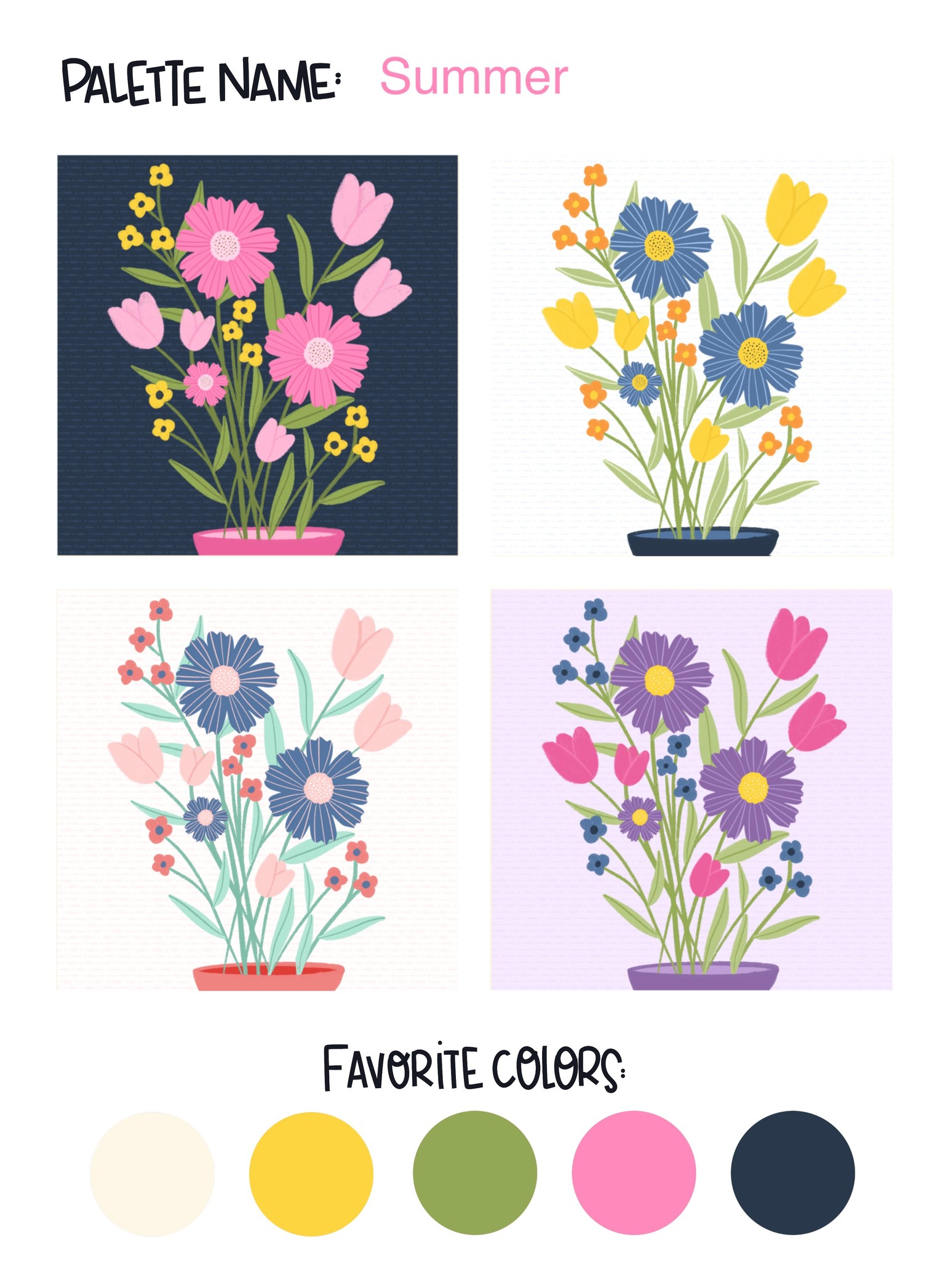 Signature Color Palette in Procreate - image 2 - student project