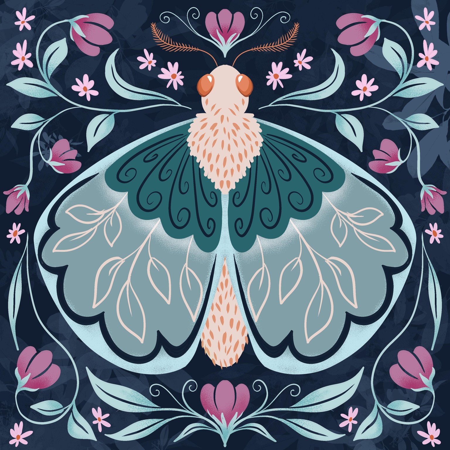 Fanciful Moth - image 1 - student project