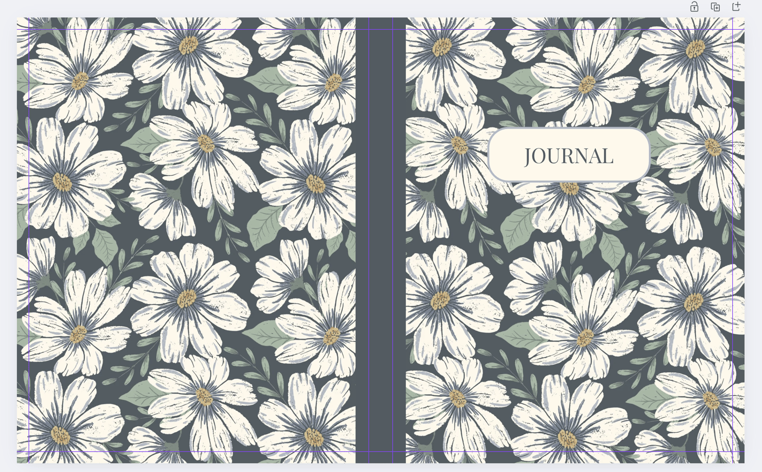 Bold Watercolor Floral Journal - image 1 - student project