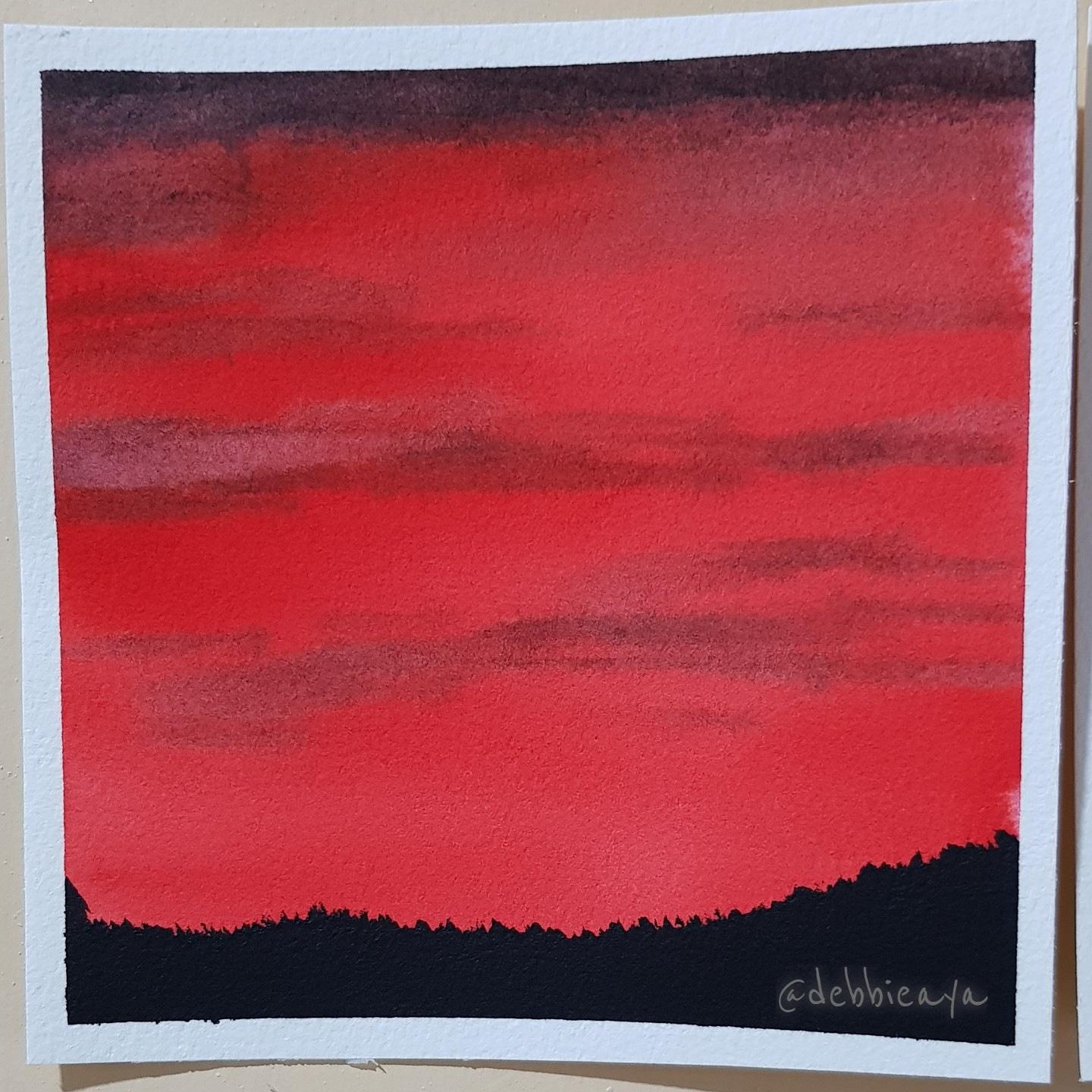 30 Day Watercolor Challenge:  Bold and Beautiful Skies - image 2 - student project