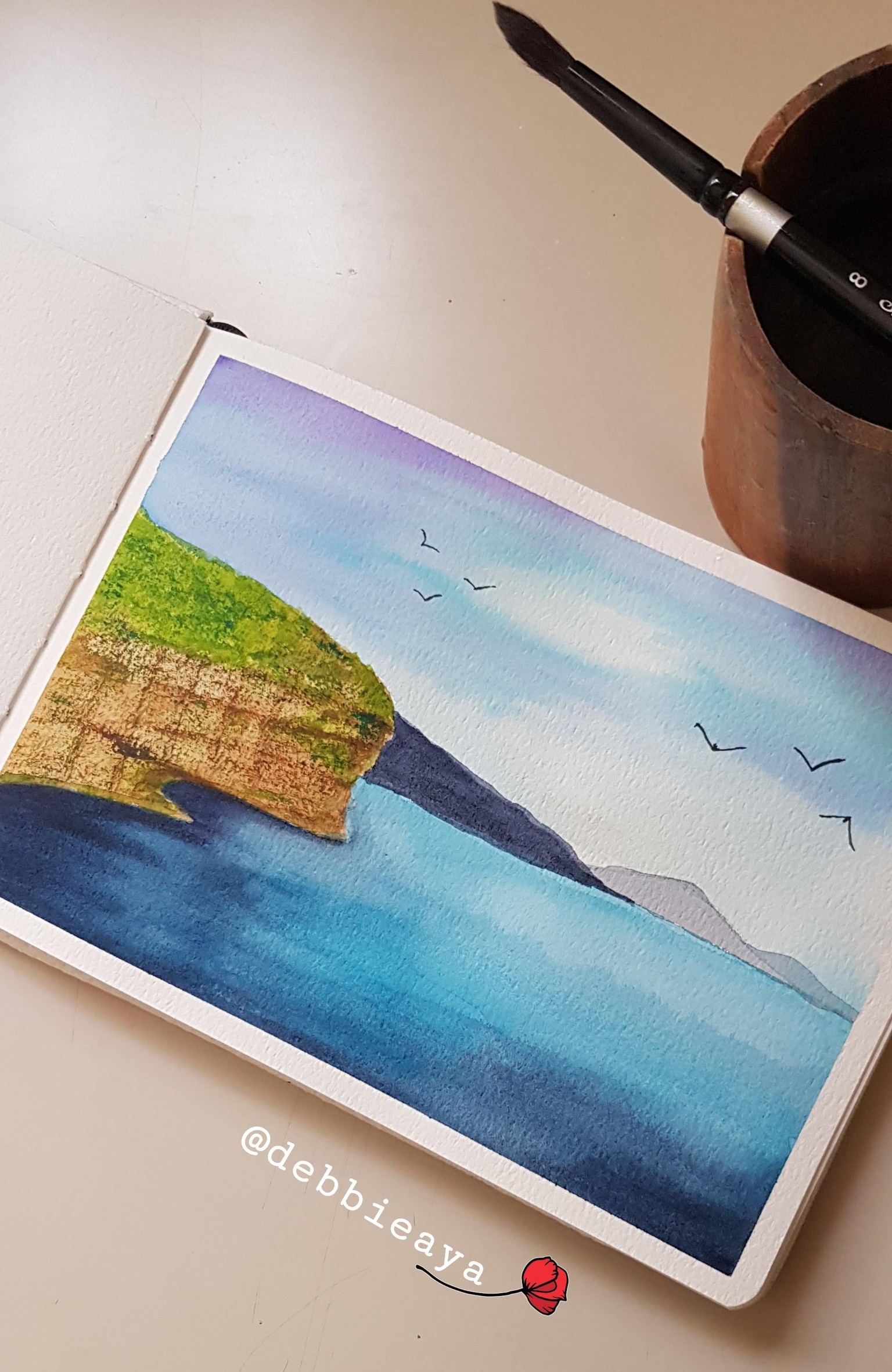 #30DayWaterColorChallengewithZ - image 10 - student project