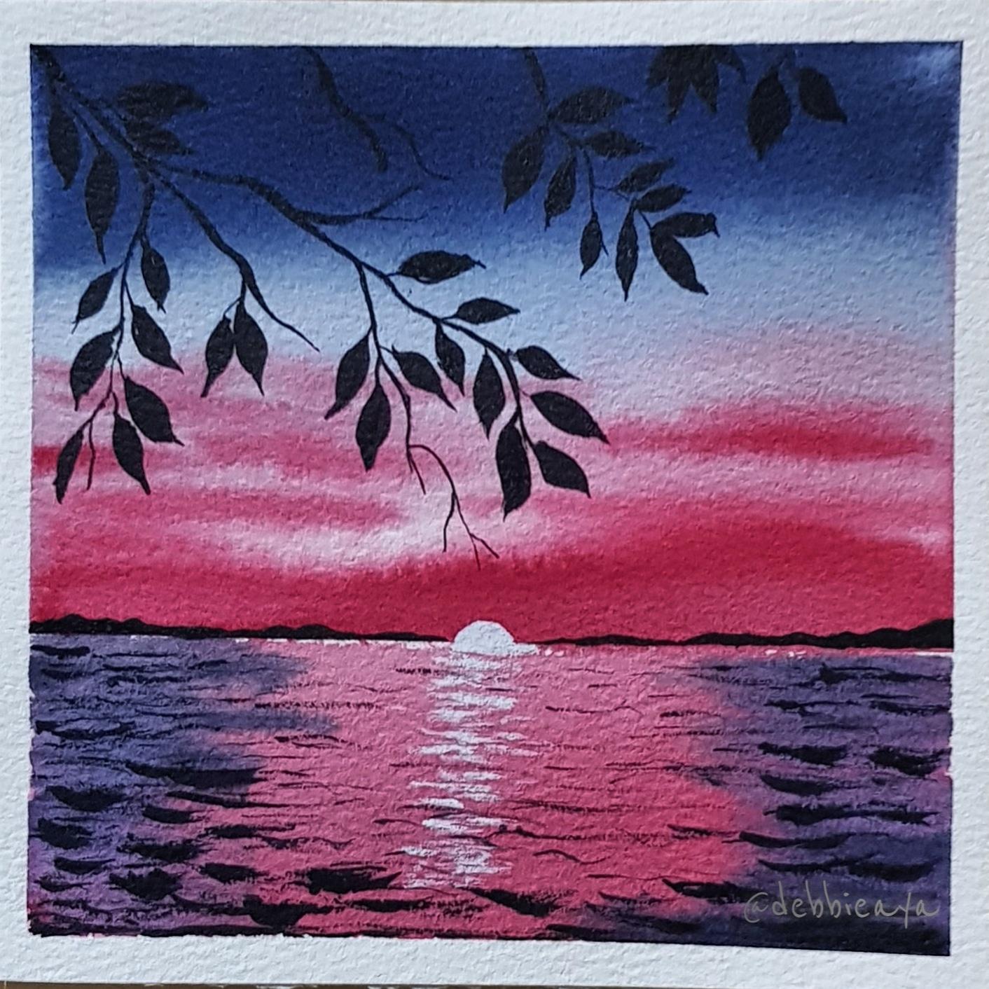 30 Day Watercolor Challenge:  Bold and Beautiful Skies - image 23 - student project